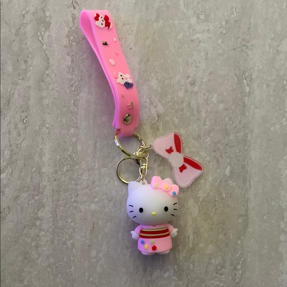 Hello Kitty Pink Keychain Toy